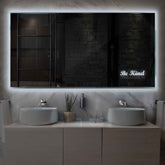 Espejo LED Rectangular | Control por interruptor de pared | Luz blanca fría - Reyze Seria Motivated Model 6